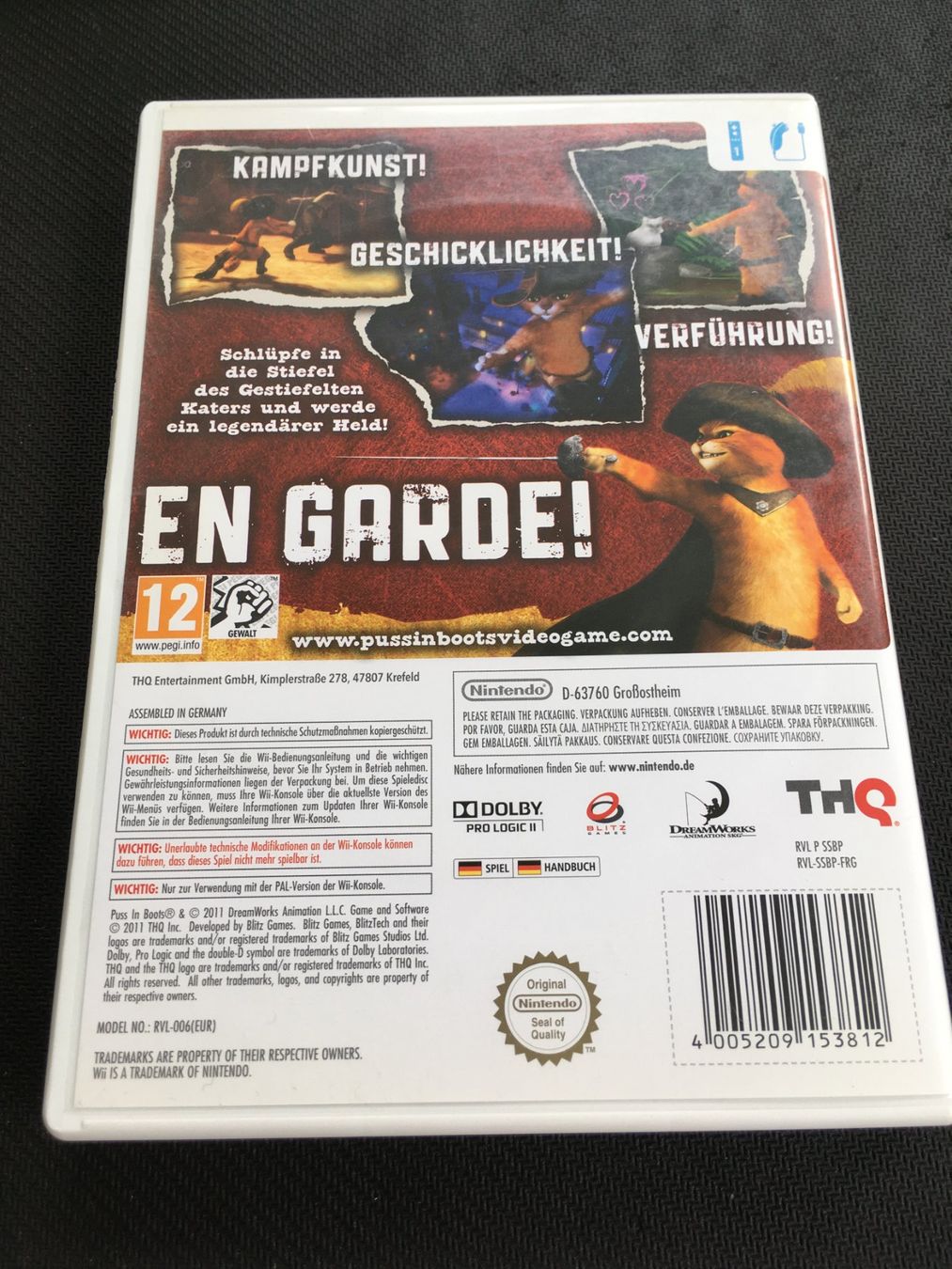 Nintendo Spiele: Der gestiefelte Kater - Nintendo Wii – Gebraucht aus St.Gallen von sjosjo 1