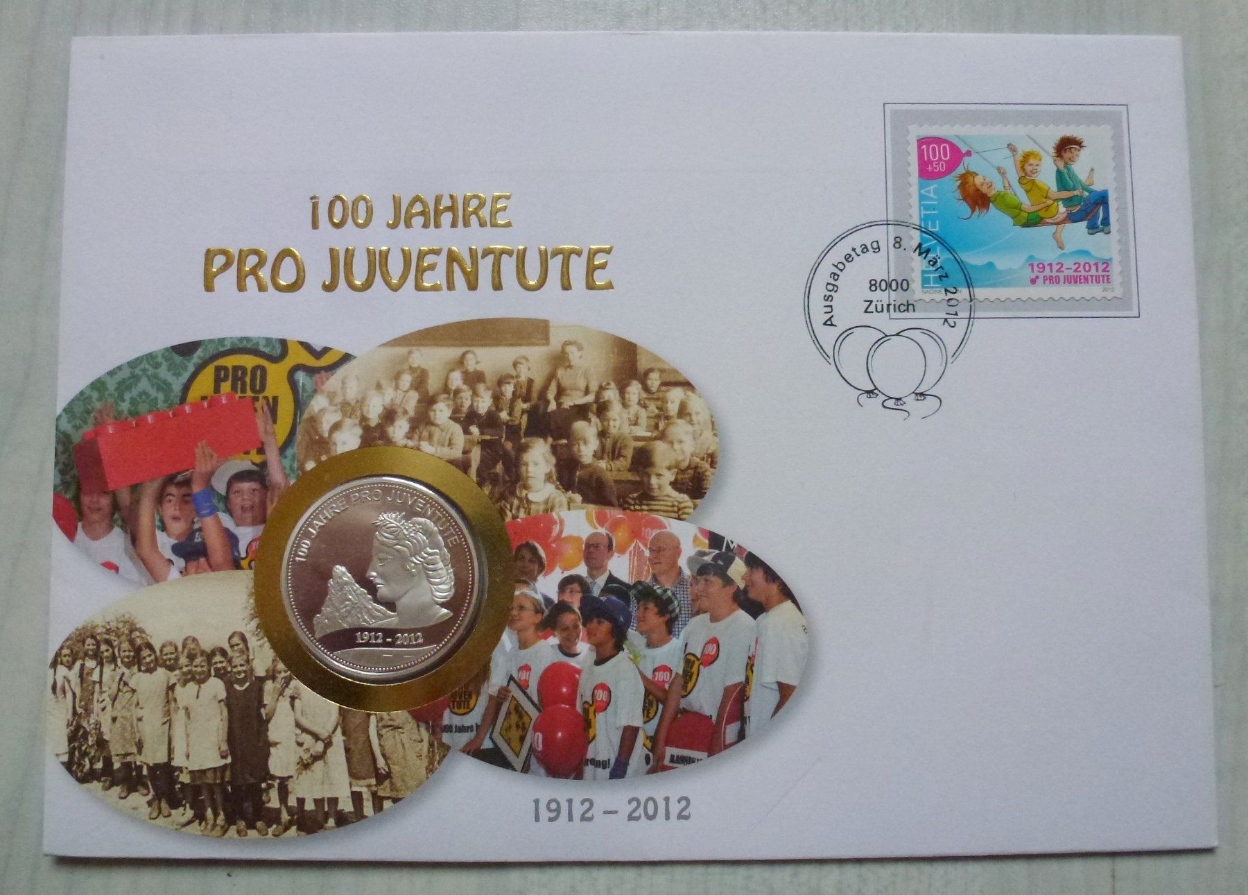 Alle Münzen: ++ 2 Numisbriefe - 100 Jahre Pro Juventute 1912-2012 – Gebraucht aus Walkringen von Casablanca777 1