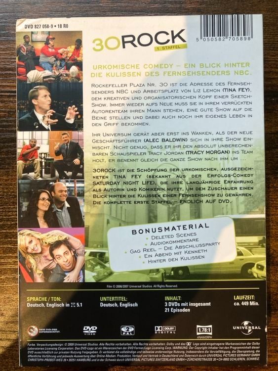 Tutti i DVDs: 30 Rock Staffel eins DVD – Usato da Basel venduto da mgn_ft72 1