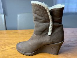 Bugatti Winter Keilstiefel, Wedge Boots, braun, Gr. 37