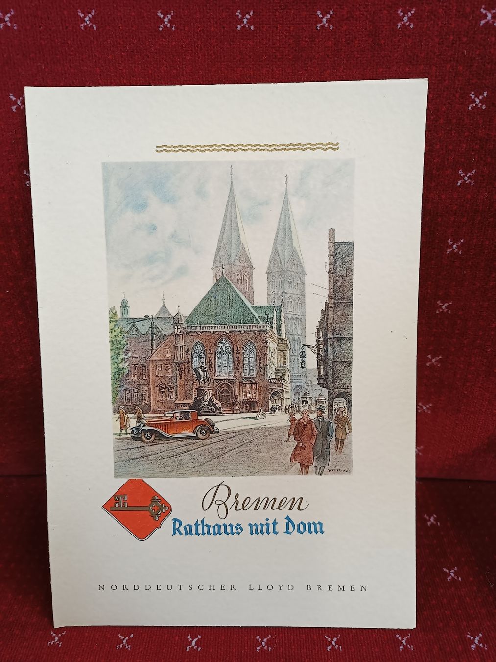 Documenti: Lot Historische Menu Karten / Dampfer "General von Steuben" – Usato da Brugg AG venduto da Ente015 6