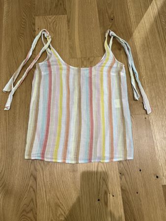 Sezane Top Leinen