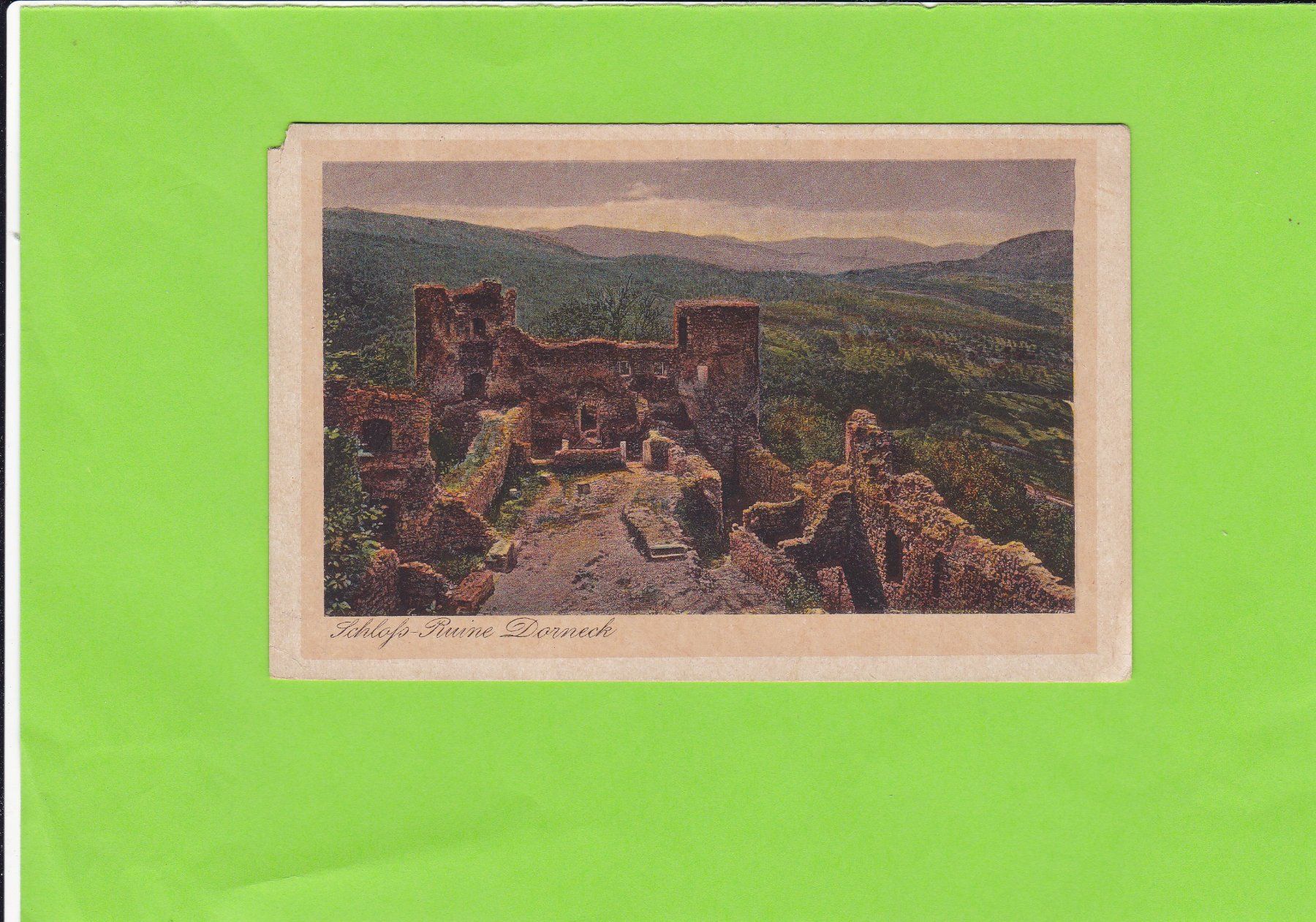 Cartoline postali: Schlossruine Dorneck – Usato da St. Peterzell venduto da neckertal
