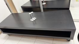 IKEA TV lowboard black rectangular used condition