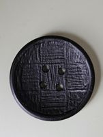 bouton noir 33mm