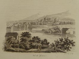 GENÈVE, GENF, STAHLSTICH 1836