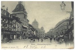Bern  -  Waisenhausplatz   (belebt)