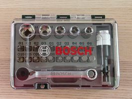 Neues Bosch Bit / Werkzeug Set  Rätsche