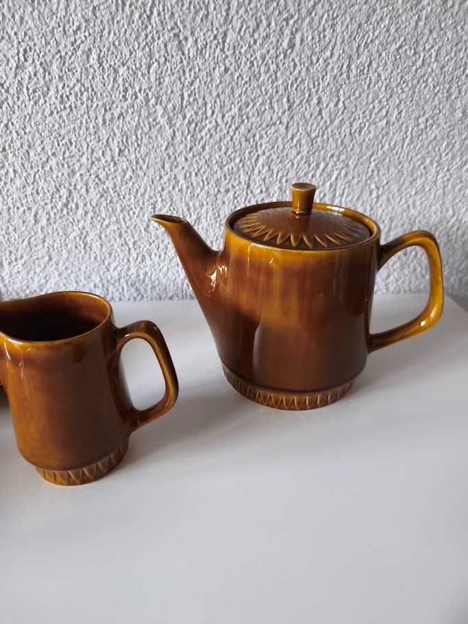 Geschirrsets: Mid Century Kaffeeservice Tee Set Kera Vitral Czechoslovakia – Gebraucht aus Toffen von Immo-Erben 7
