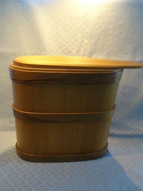 Articoli in legno: Butter - Holzgefäss, oval mit Deckel – Usato da Ergisch venduto da Haemmerli59 8