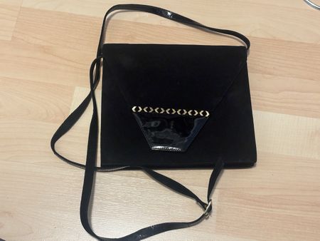 BALLY Vintage Handtasche, schwarz, Umhängetasche