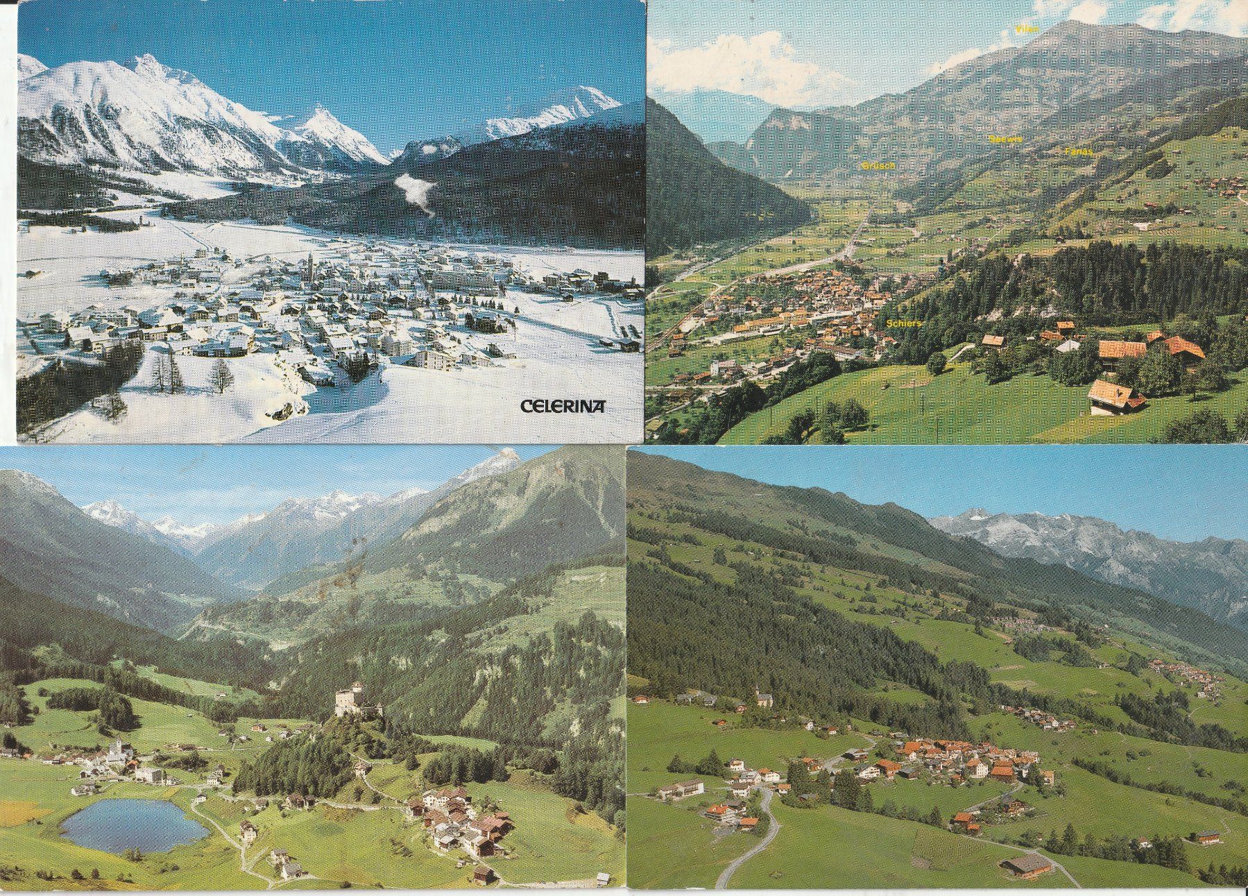 Ansichtskarten: 50 Diverse karten Graubünden – Gebraucht aus Lumbrein von made02