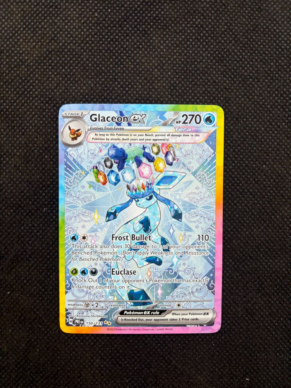 Pokémon Carte collezionabili: Glaceon EX 150/131 | Prismatic Evolutions | EN – Nuovo (secondo la descrizione) da Küsnacht ZH venduto da Martyn2932 2