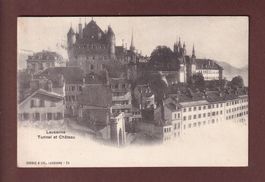 LAUSANNE - Tunnel - Château - Cathédrale - 1904