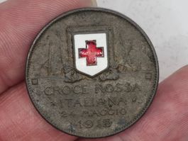 Croix Rouge 1915 - Italie - Seltene Medaille