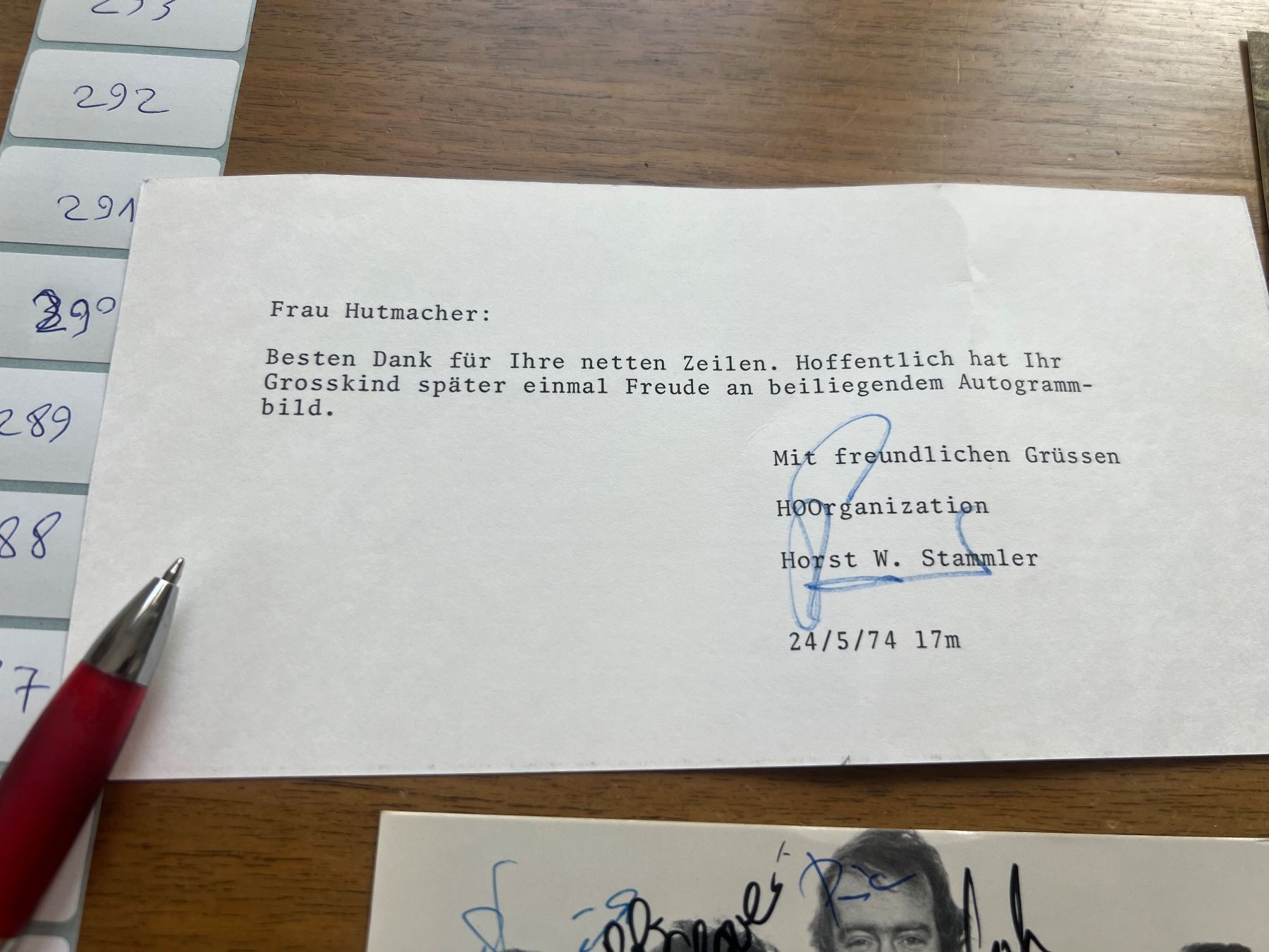 Autografi: Verschiedene Autogramme 277 – Usato da Glattfelden venduto da maa_qcj8 4