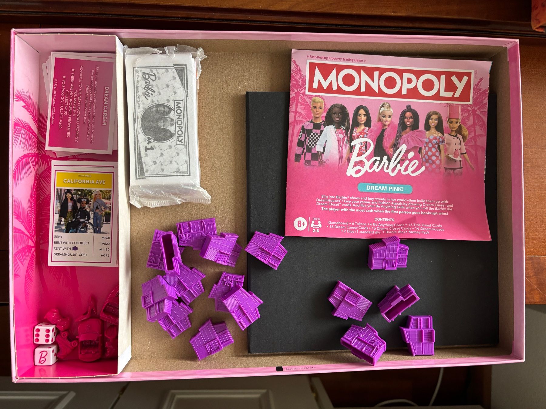 Hasbro Giochi: Monopoly Barbie USA Version englisch komplett TOP – Usato da THERWIL venduto da Fcbbasel 1