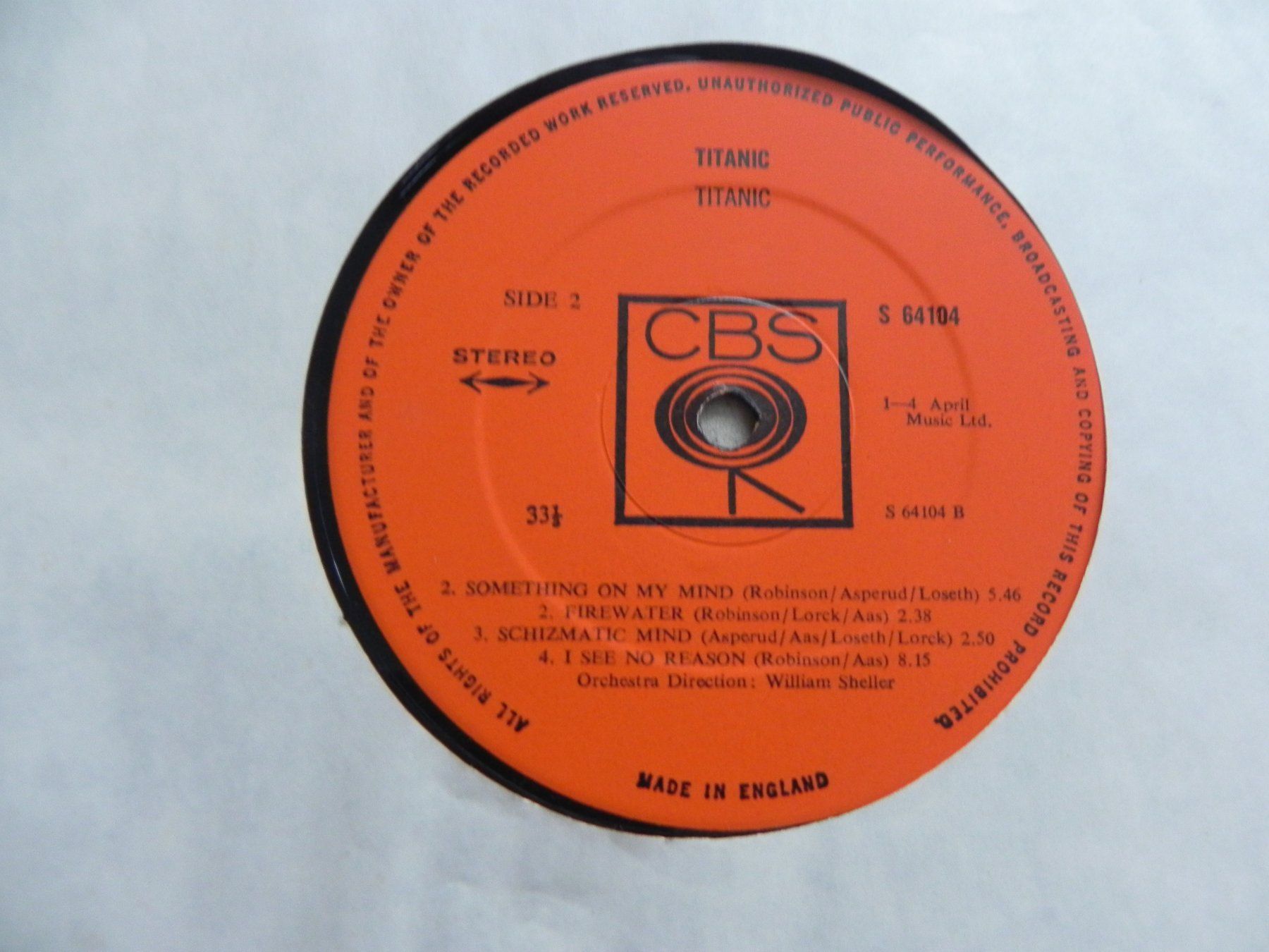 Schallplatten: LP Norwegen Progressiv Rock Band Titanic 1970 – Gebraucht aus Siebnen von krimsie 5