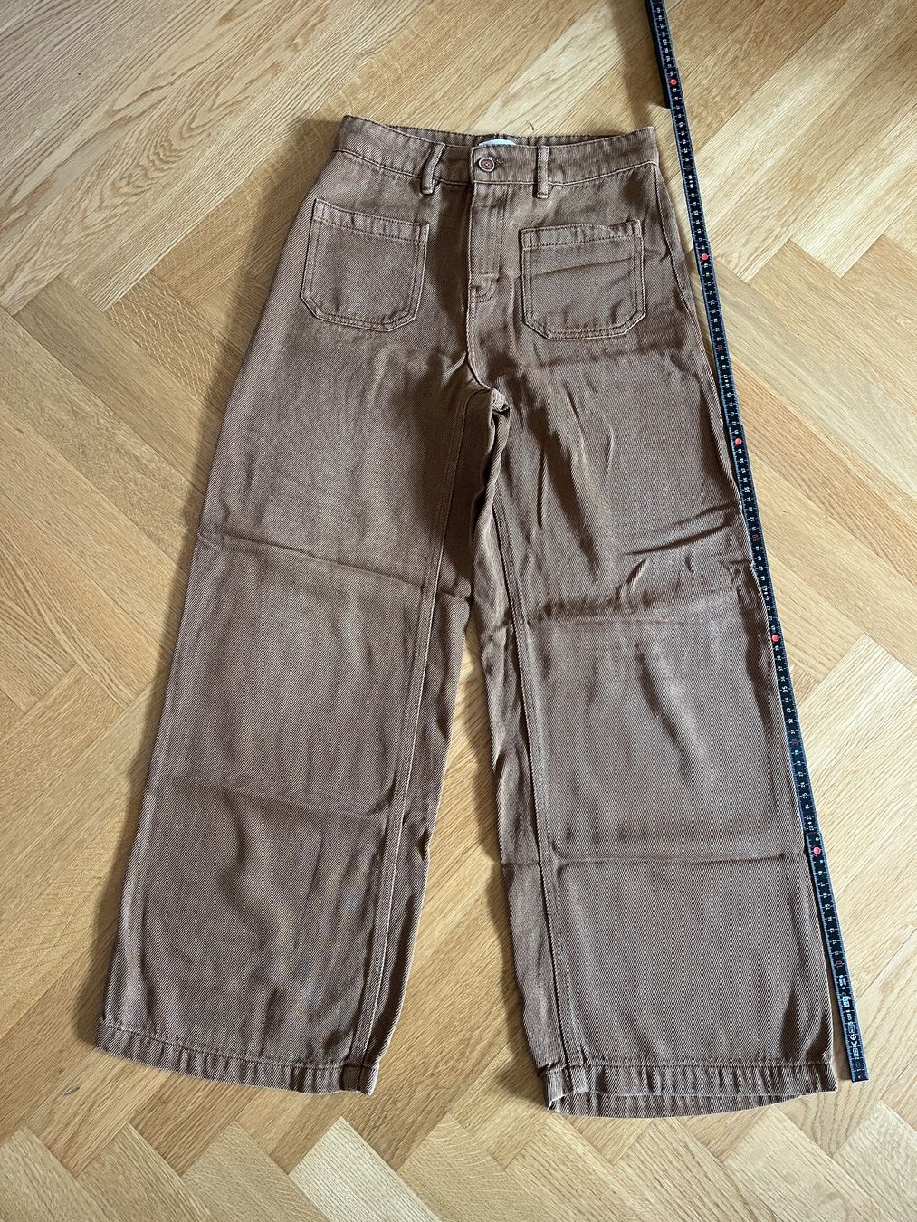 Pantaloni: FIVE Damen Hose braun 100% Lyocell – Usato da Zürich venduto da bretxo 5