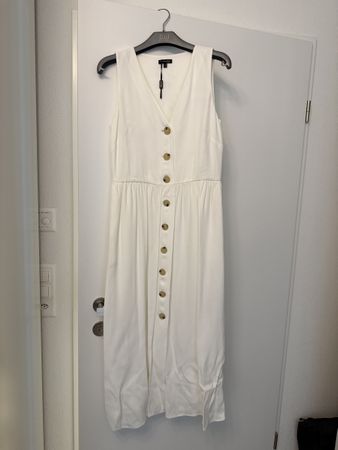 Weisses Sommerkleid Massimo Dutti Gr. 38