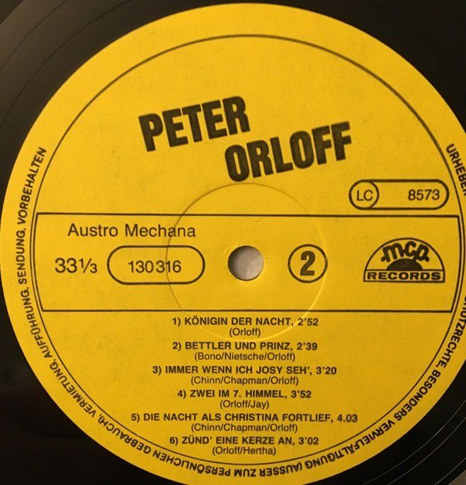 Dischi in vinile: Peter Orloff - Peter Orloff (LP) – Usato da Grüningen venduto da azulmarron 3