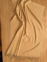 Paschminaschal beige mit Zötteli