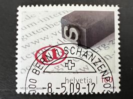 Schanzenpost 2009 Halbmond gestempelt