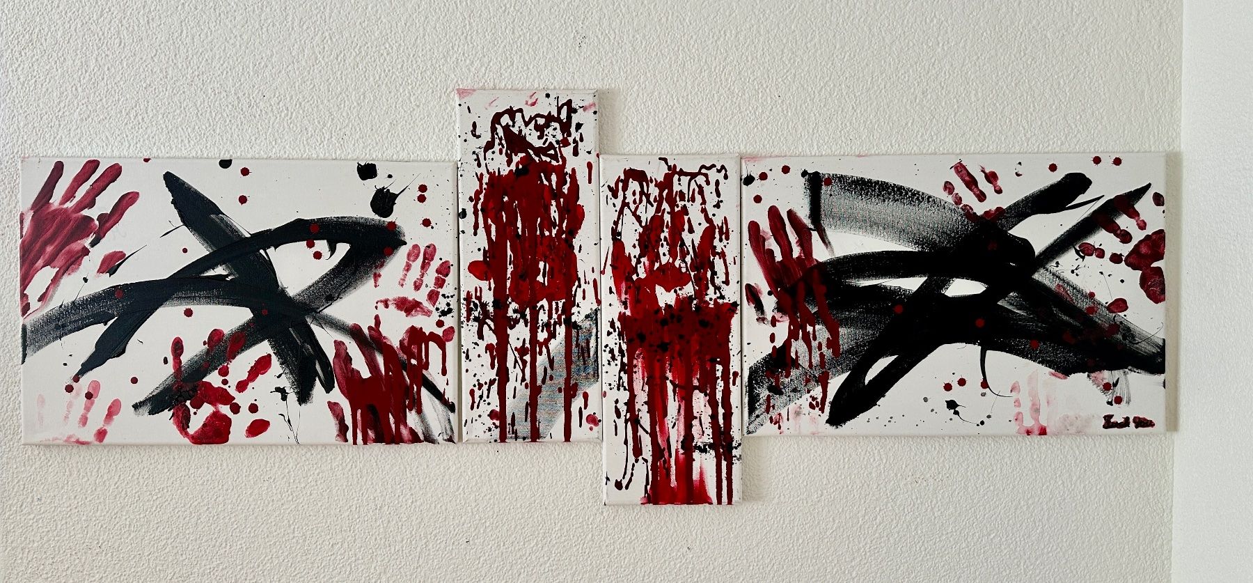 Dipinti: Gemälde Acryl Bild abstrakt moderne Kunst – Usato da Aarburg venduto da Nikys-Woods 3