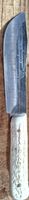 Handgemachtes Messer mit Geweihgriff. (Forgecraft Carbon)
