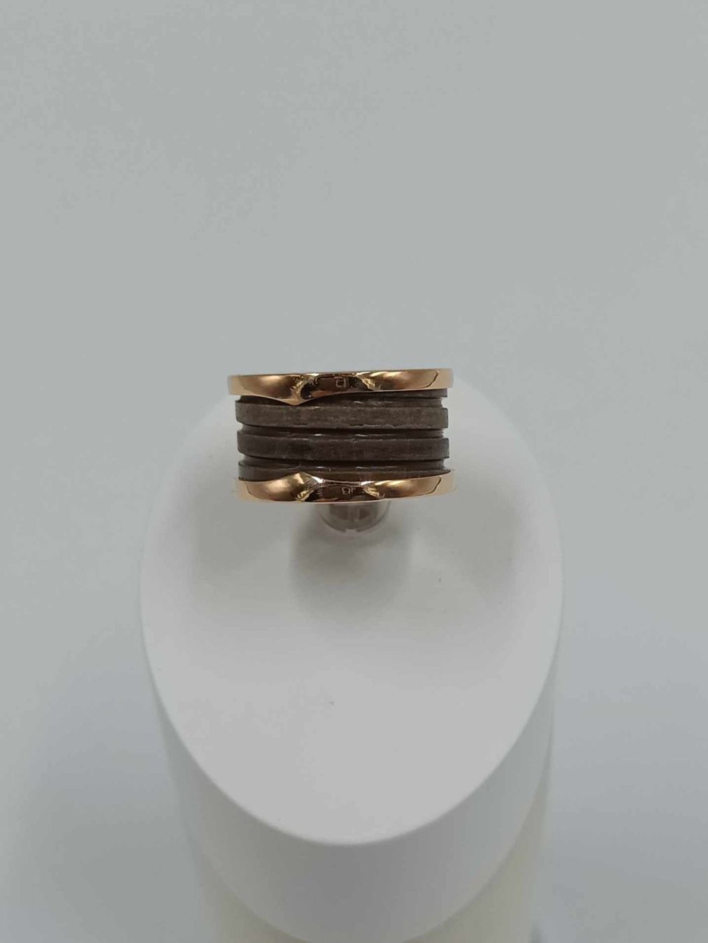 Bulgari Anelli: BVLGARI "B ZERO" 3 BAND BRAUNER MARMOR RING – Usato da Luzern venduto da EdiGem 6