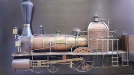 ❤ Lokomotive Eisenbahn "Limmat" Relief Einzelstück 👀
