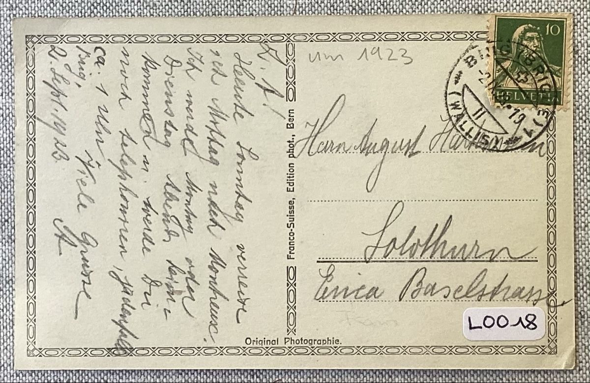 Cartoline postali: Lötschental Tracht – Usato da Reinach BL venduto da Linda013 1