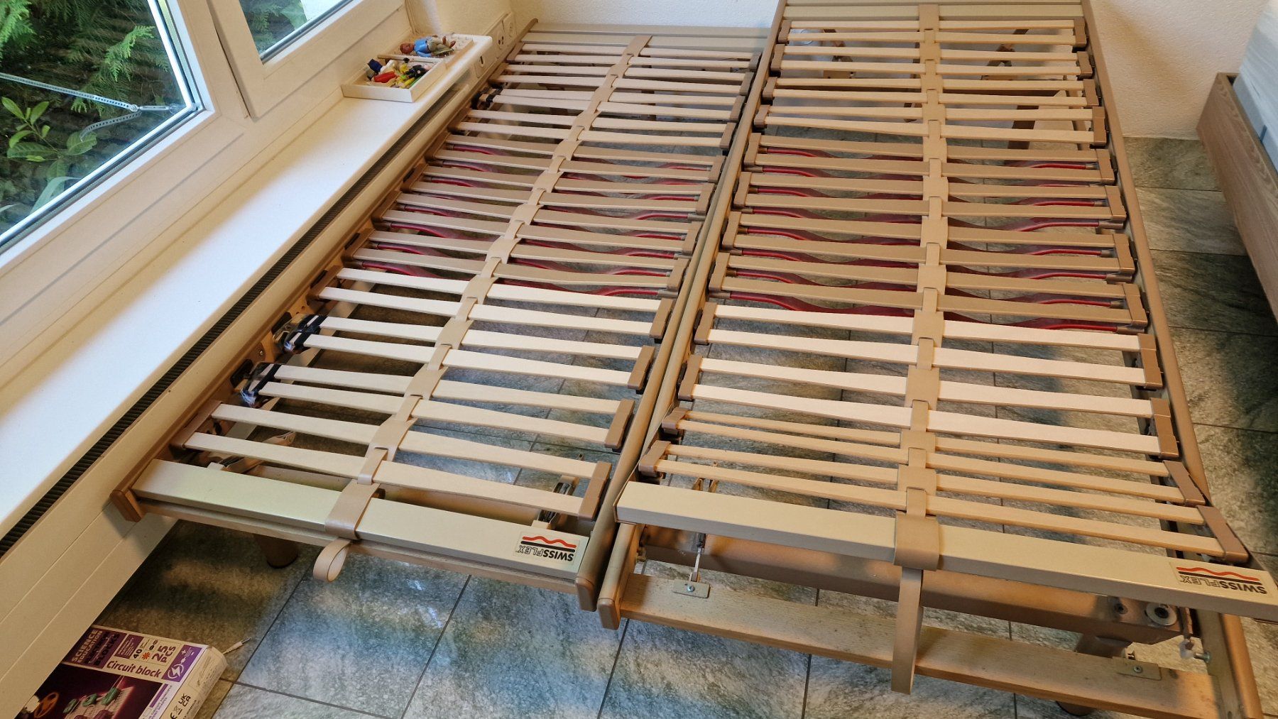 Swissflex Letti: Swissflex Doppelbett Gestell 2x80x200 cm – Usato da Birmensdorf ZH venduto da Topkauf
