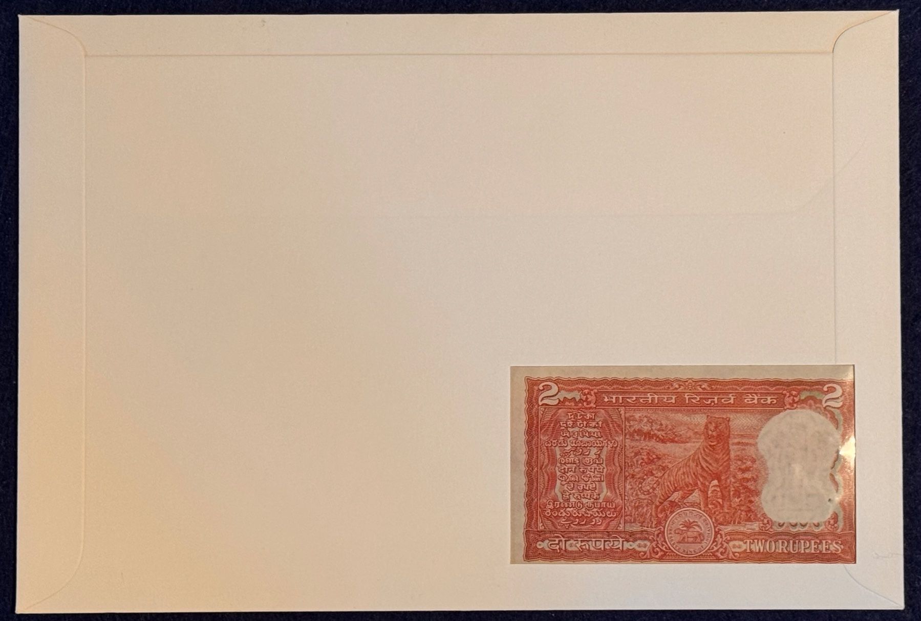 Banconote: Banknotenbrief mit Briefmarken Indien – Usato da Andwil SG venduto da Ariisa1234 1
