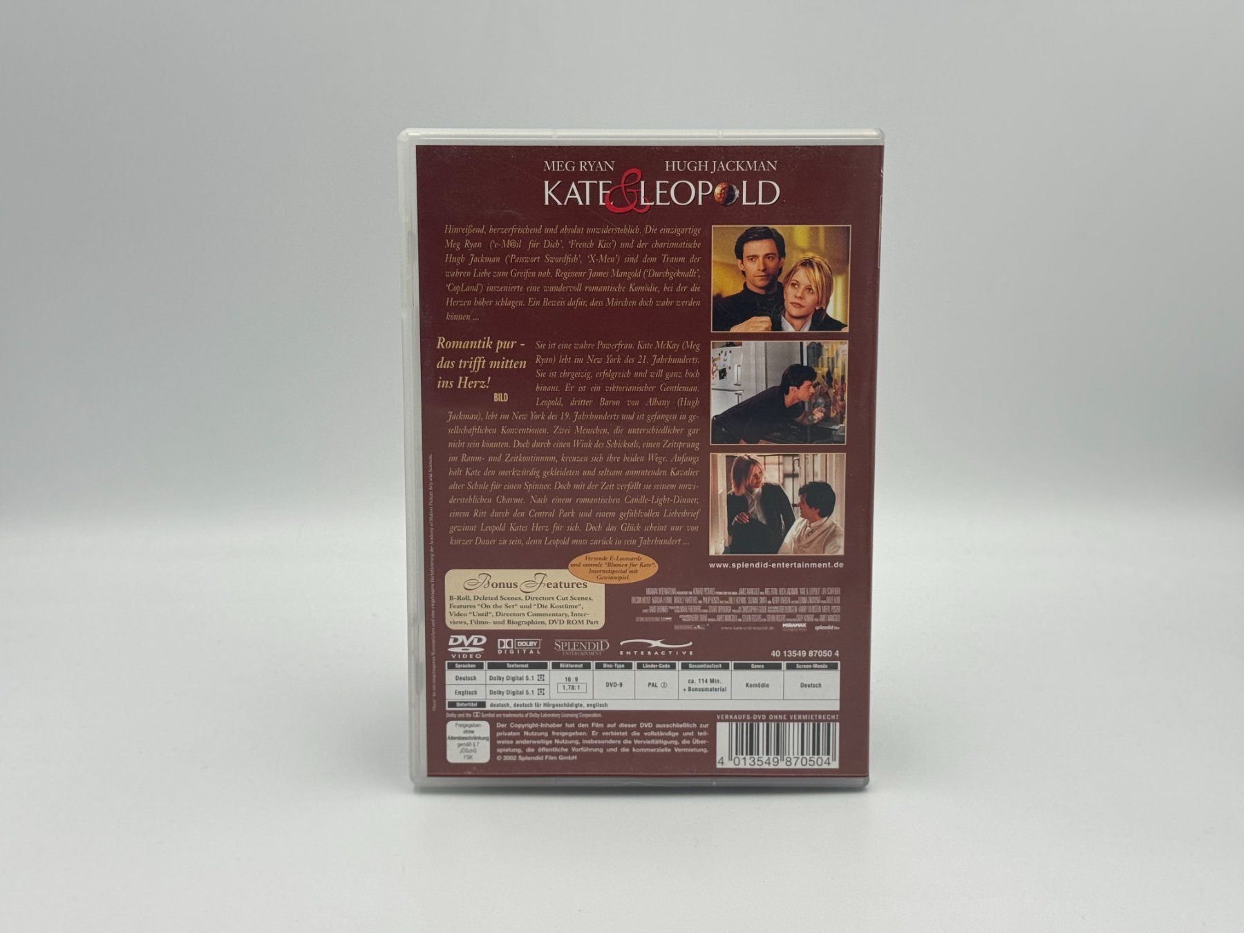 Tutti i DVDs: KATE & LEOPOLD - Versand A-Post nur CHF 2.50! – Usato da Siblingen venduto da goodprice24 1