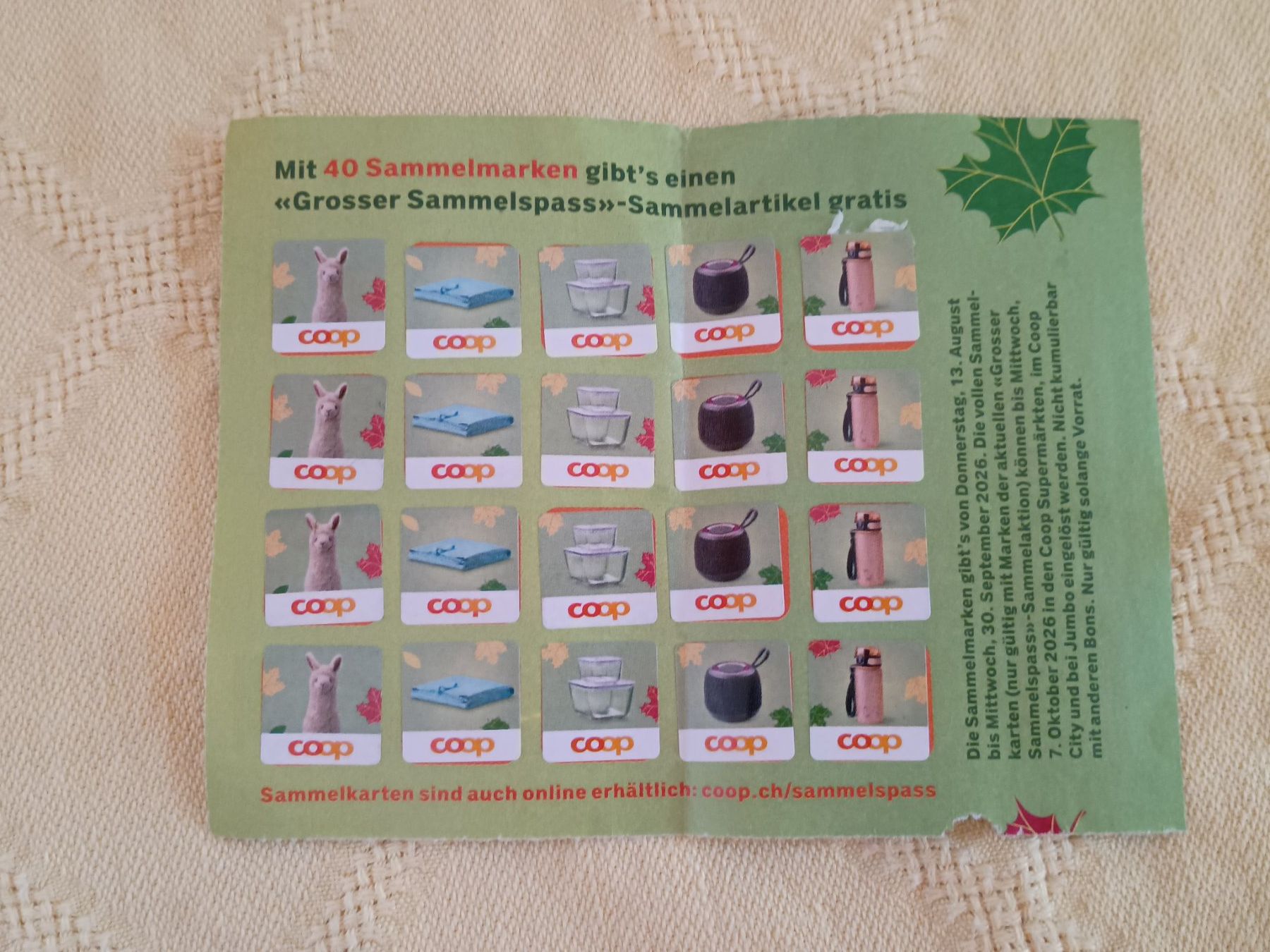 Coop TROPHY rotho 9 Stück +Sammelheft (Neu und originalverpackt) in ...