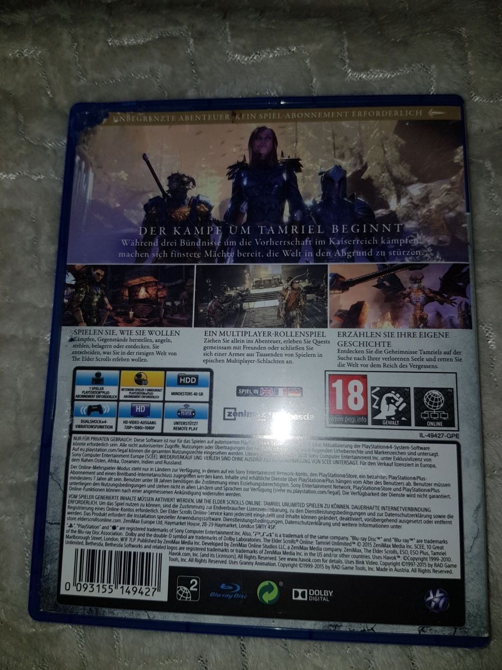Sony Giochi: The Elder Scrolls für Ps4 – Usato da Emmenbrücke venduto da prisan_LU 2