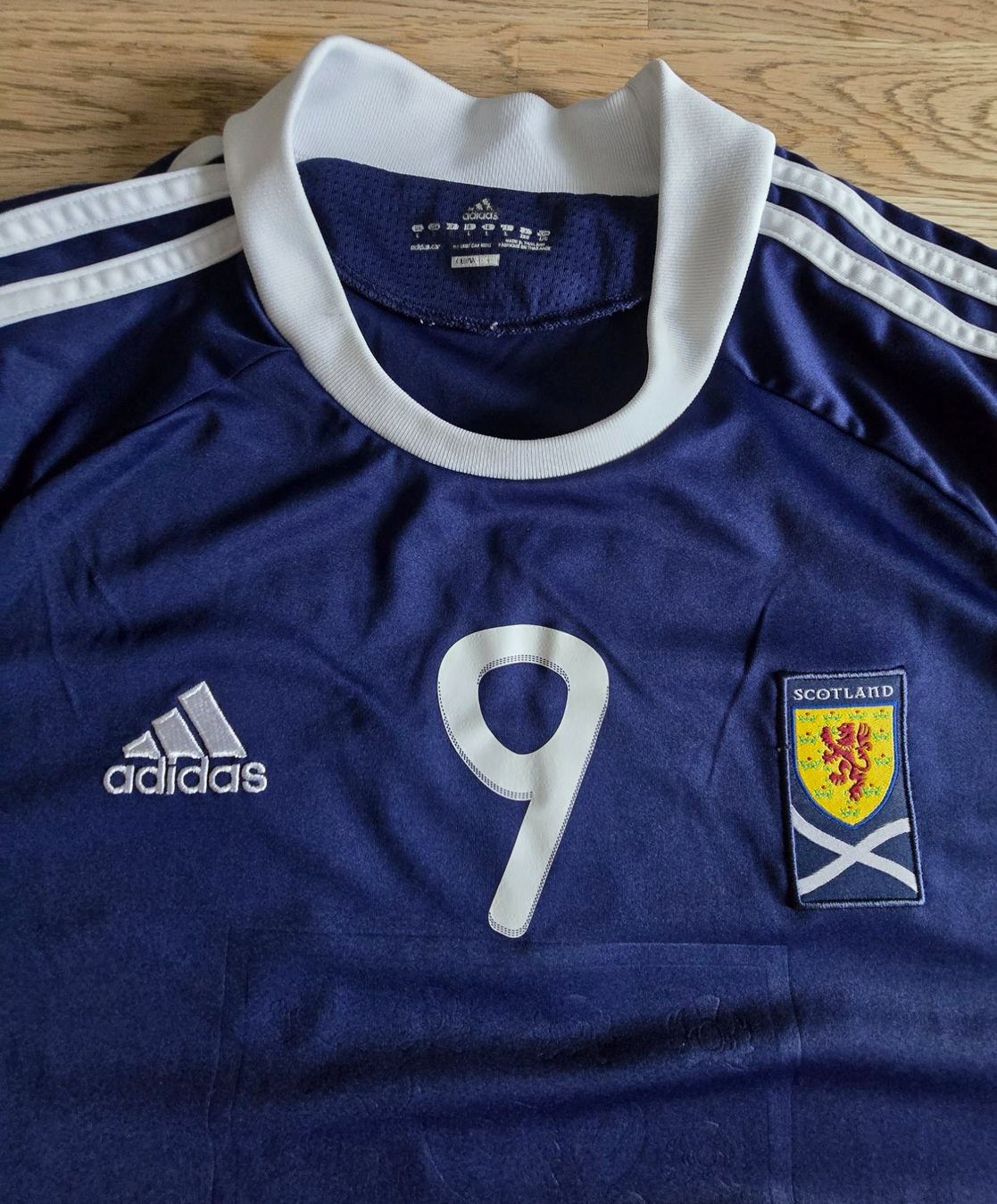Adidas Canottiere & Pantaloni: Schottland | Miller | 2010 | Euro-Quali Patch – Usato da Zollbrück venduto da MiKron 1