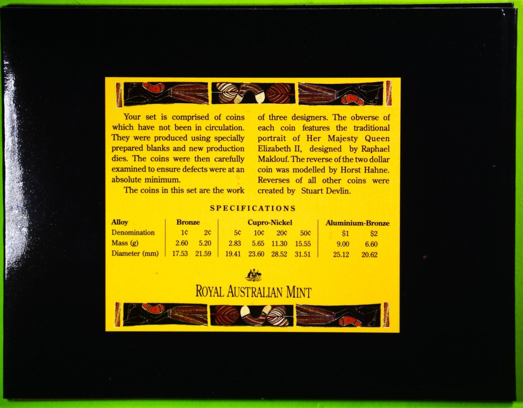 Alle Münzen: 1990 / AUSTRALIEN / UNCIRCULATED COIN SET – Neu (gemäss Beschreibung) aus Luzern von piro12 2