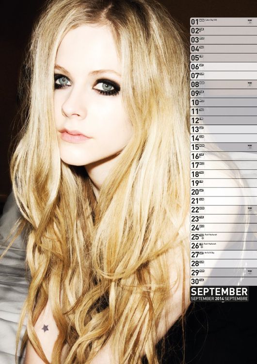 © Avril Lavigne CALENDAR☆PHOTOWANDKALENDER ☆2014☆ aus U.K. Kaufen