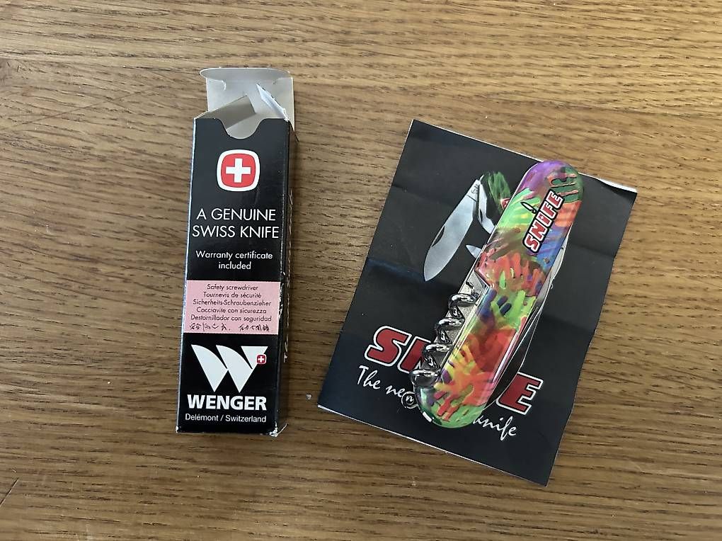Coltelli tascabile: Wenger Victorinox Snife Neu Second Edition  – Usato da möhlin venduto da Caja1 1