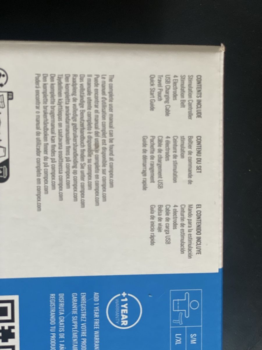 Compex Vélos d'appartement: Compex Corebelt 3.0 – Neuf (Voir description) à Lausanne par mar_pmn6 7