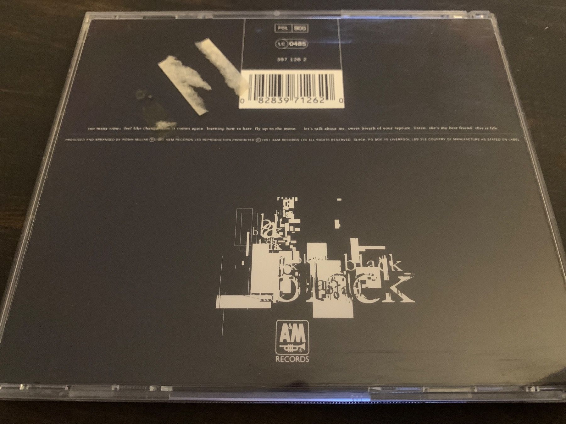 CD: Robin Millar - Black (1991) – Usato da Dübendorf venduto da Troll_88 1