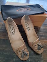 Tod's Lederschuhe, beige, Grösse 37.5, sehr guter Zustand!