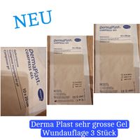 3 Stück DermaPlast Gelkompressen 10x20cm NEU!