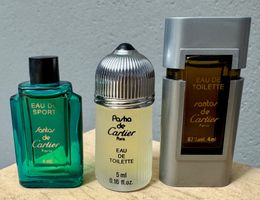 3 x Cartier Parfum Miniatur 4 + 5 ml EDT - Parfum Miniaturen