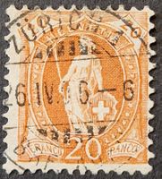 86A.2.25  Feld 29 Strich im linken Rand  Zürich, 26.IV.06