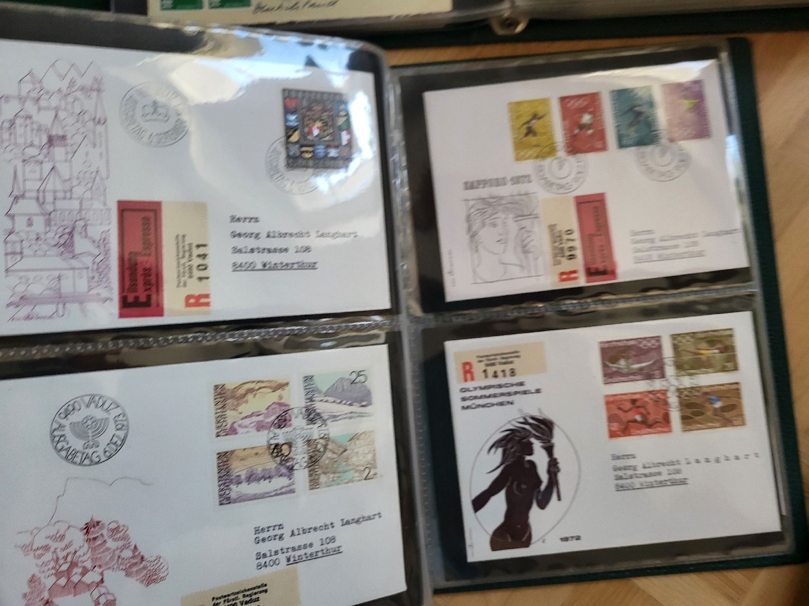Tutti i francobolli: FDC Lot Schweiz/Liechtenstein – Usato da stäfa venduto da brandy66 7