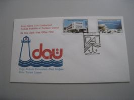 Nordzypern Briefmarke FDC 1987, Top Zustand