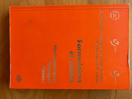 Formulaire et tables - Mathématiques, Physique, Chimie - CRC